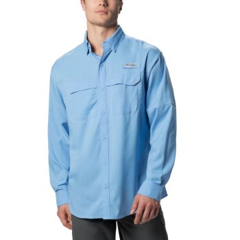 Pánské Košile Columbia PFG Low Drag Offshore Long Sleeve Bílé OHLSAM156